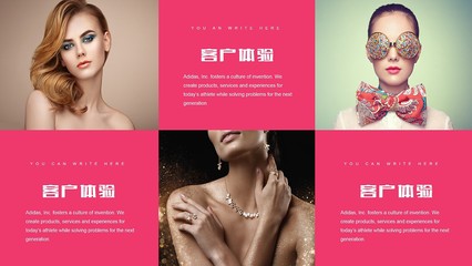 化妆品品牌市场营销策划范思哲品牌形象ppt模板